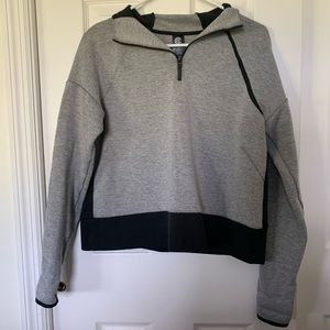 Black and Grey Champion Quarter Zip